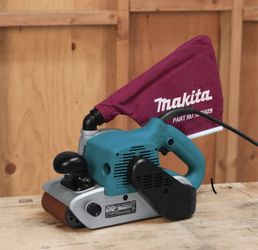 Makita 9920 3” X 24” Belt Sander Variable Speed With Dust Bag Like New