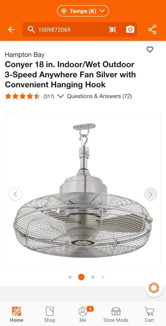 Indoor/outdoor Ceiling Fan