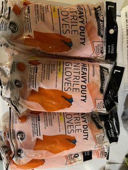 Nitrile Gloves  Heavy Duty