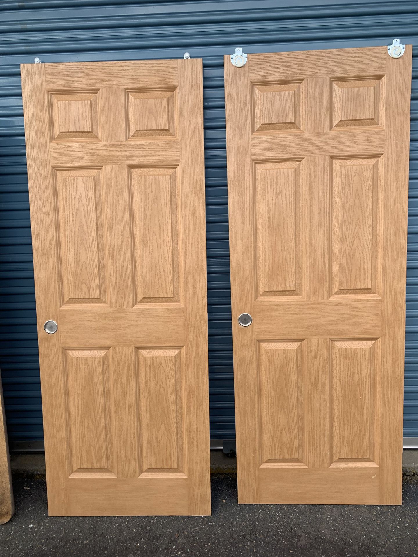 Interior 6-Panel Doors (Set of 2) – 30x80 for Sale in Tacoma, WA - OfferUp