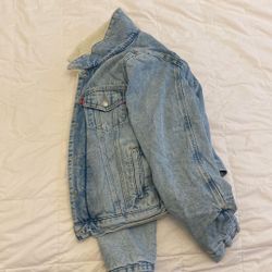 Levi’s Sheep Fur Jean Jacket Size Small