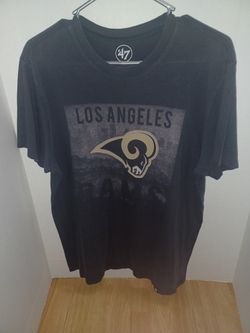  Los Angeles rams black T-shirt size medium.