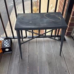 Metal End Table For The patio Or Indoors
