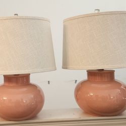 Coral Ceramic Lamps