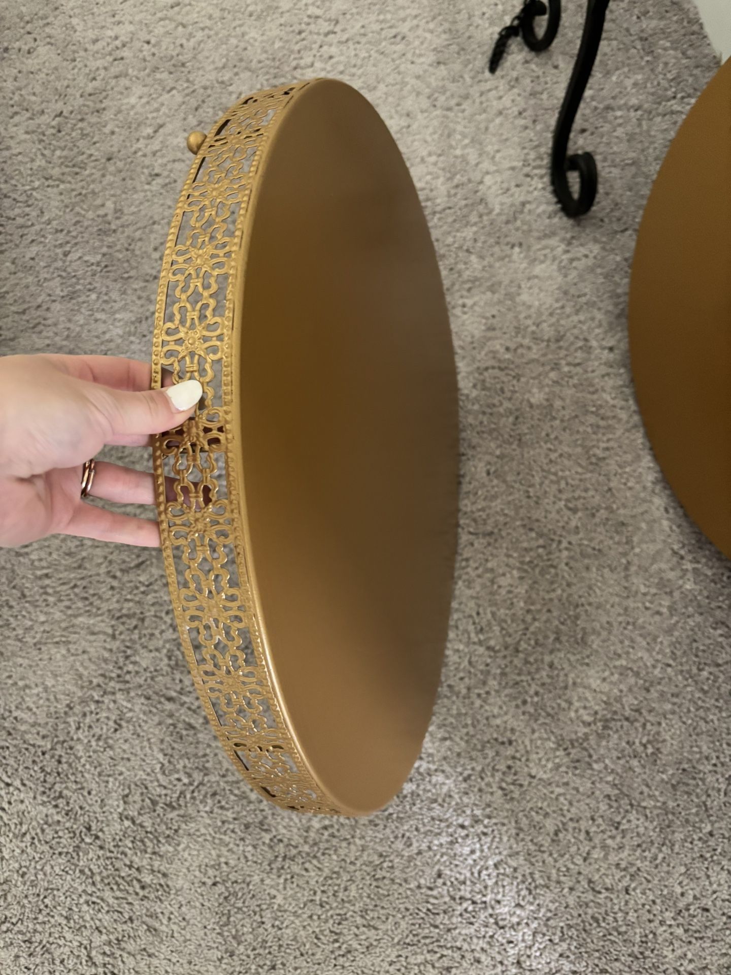 Gold Wedding Cake Stands 20in