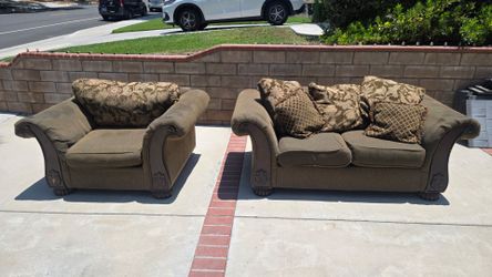Loveseat and Chair
