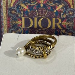 Christian Dior Ring Size 7 Comes With Box Brand New 