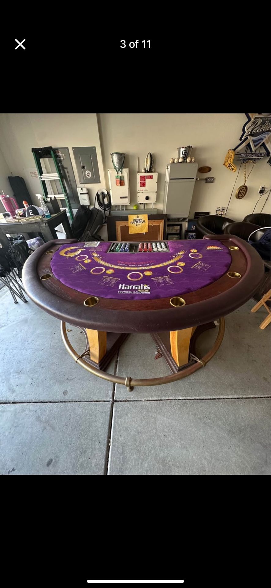 Original Harrahs Poker Table