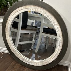 Large Round Wall Mirror