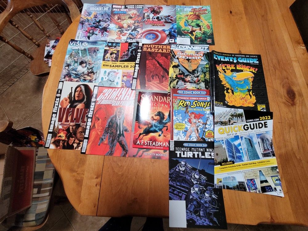Comic-con Comics From San Diego 