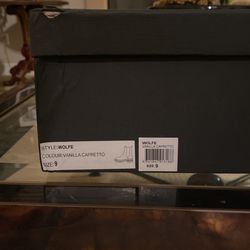 Tony Bianco size 9 white boots.