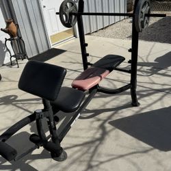 bench and 50 Pounds
