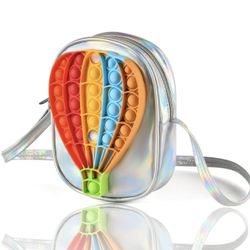 New Hot Air Balloon Pop It Fidget Purse