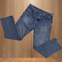 Levi Jeans 505 Size 36/30 Men’s Relaxed Fit Straight Leg Blue Denim Jeans