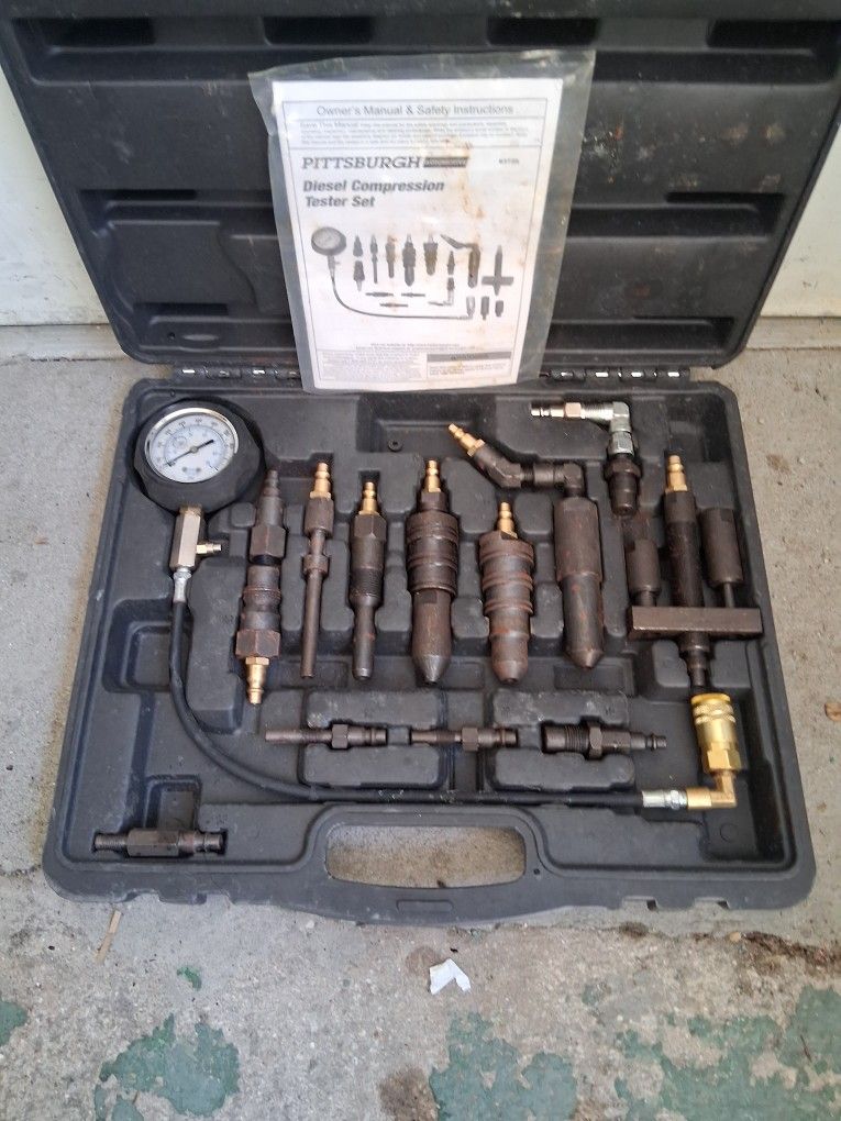 Pittsburgh Diesel Compression Tester Kit "Item Is Available"