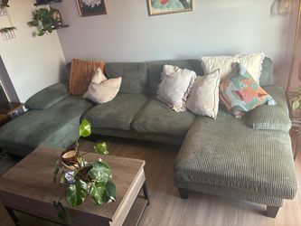 Green couch