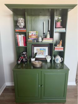 Read description - wood entertainment unit