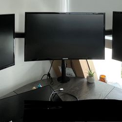 24-inch SAMSUNG LED FHD 1080p Monitors (x3) 
