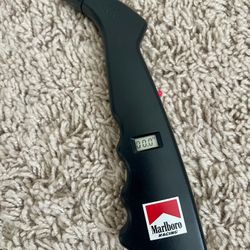 Vintage 1994 Marlboro Racing Tire Pressure Gauge (Tested And Working)