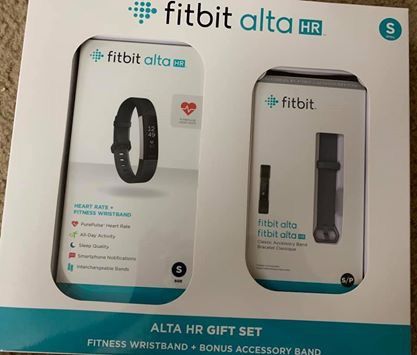 Fitbit alta HR + bonus band (New Sealed)