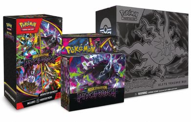 Pitch Black: Pokemon Center ETB, Booster Box, and 2 booster bundles
