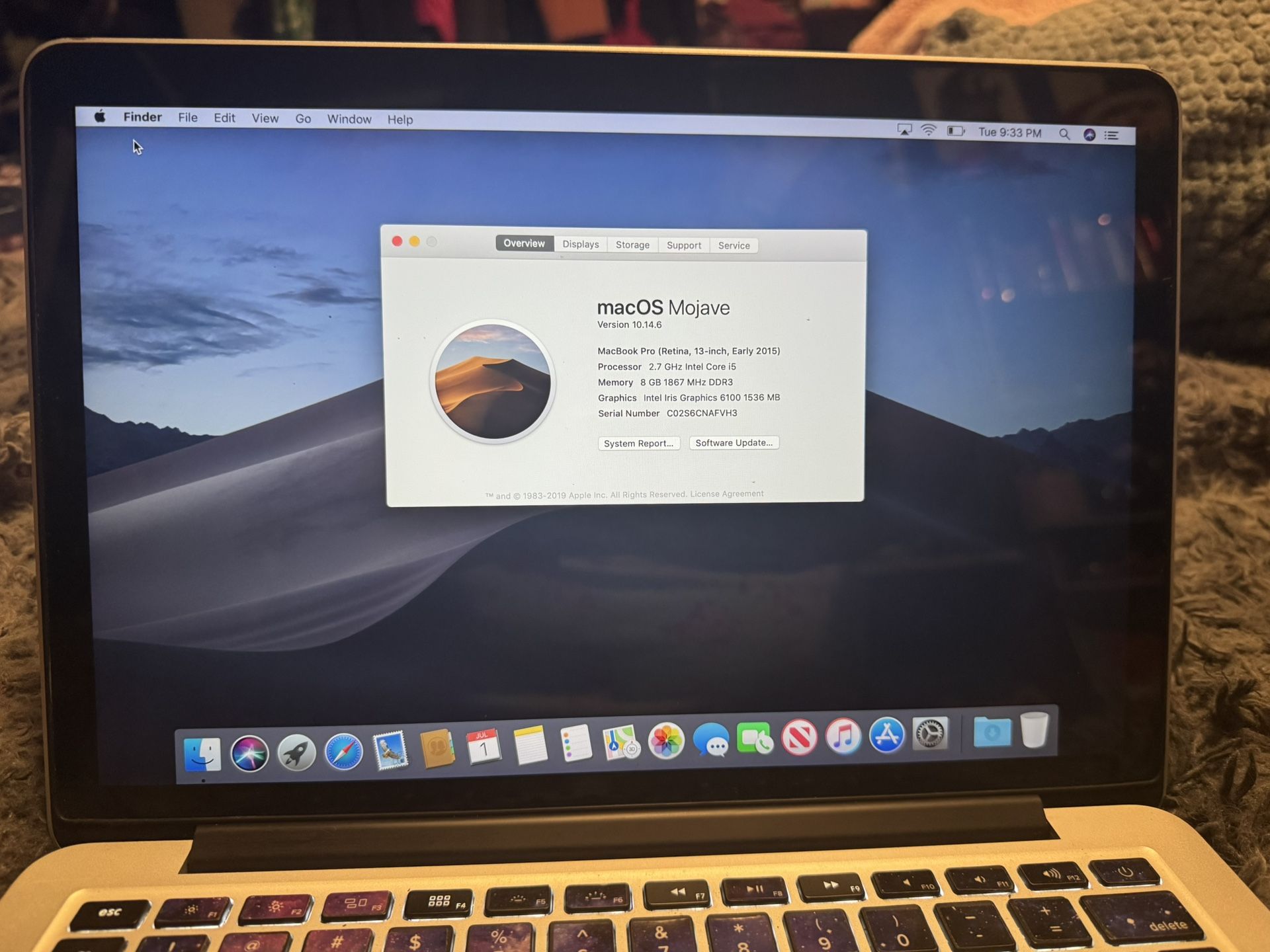 2015 MacBook Pro 13 Inches 