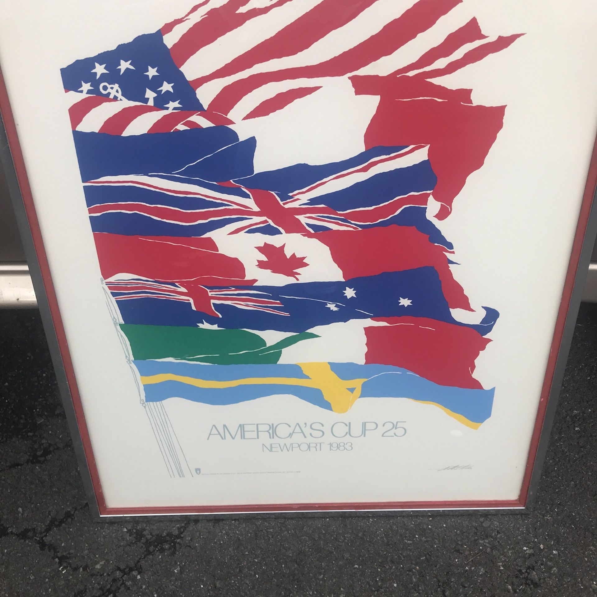 America’s Cup Newport 1983 Poster