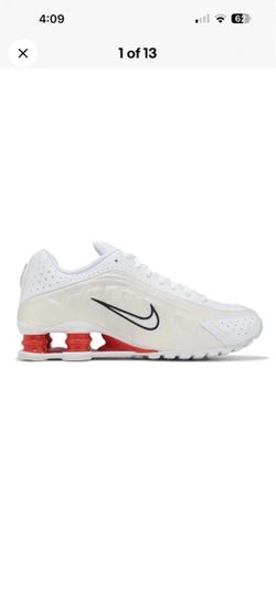 New Nike shox RV white/phantom big kids size 5