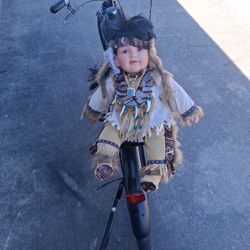 22 -24 Inch Native American Doll.