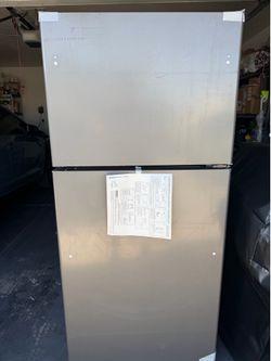 GE 19.2 cu. ft. Top Freezer Refrigerator in Slate, Fingerprint Resistant,