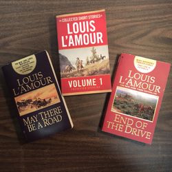 Vintage Louis Lamar Books, Set Of Three