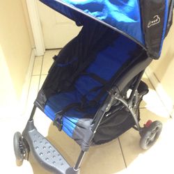 Black and Blue Stroller