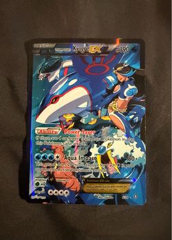 Team Aqua's Kyogre EX 6/34 Double Crisis Ultra Rare Holo 2015 English Pokémon card