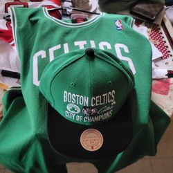 Celtics Jersey And Snap Back