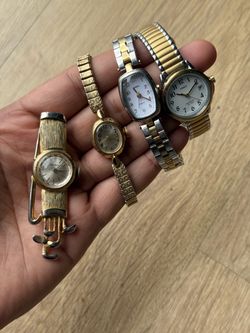 Timex vintage women’s watch lot (4 working watches )