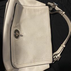 White Coach Shoulder Bag