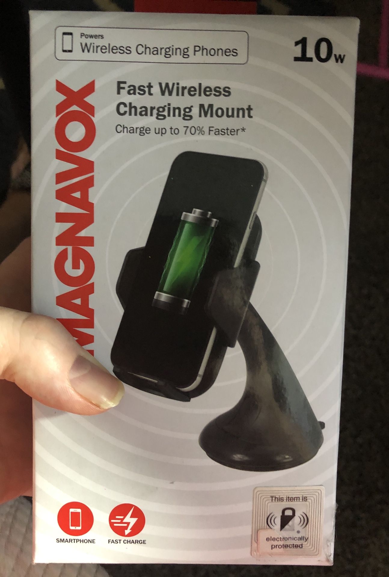Fast Wireless charging mount