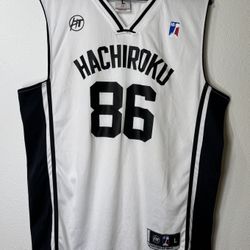 Hardtuned Clothing L Jersey Tank Sleeveless Black & White GT-Apex Hachiroku 86