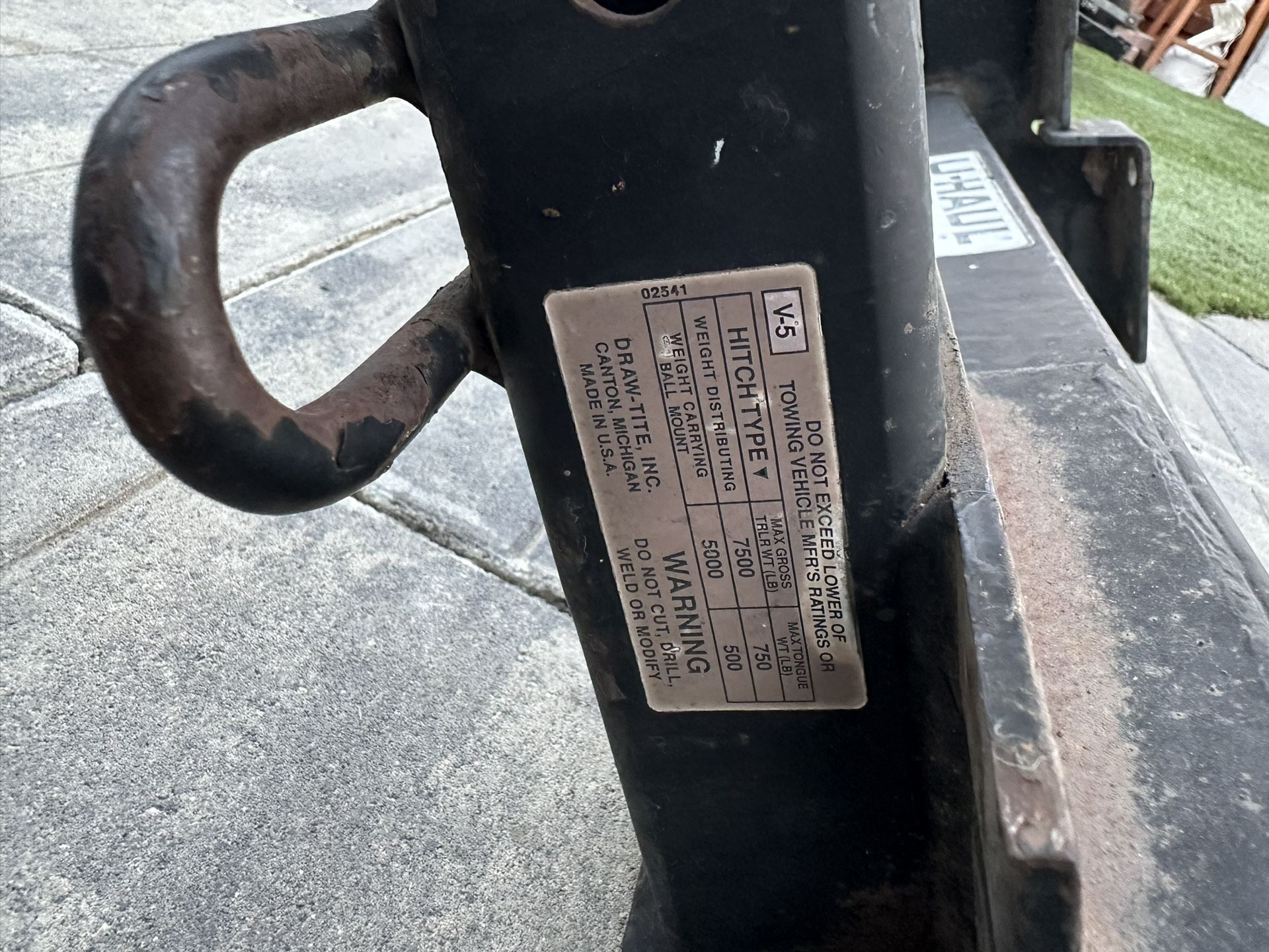  U-Haul Towing Hitch 
