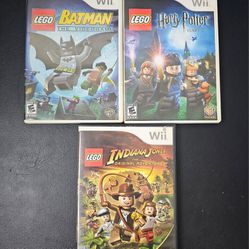 Nintendo Wii Lego Trio Lego Batman, Indiana Jones & Harry Potter