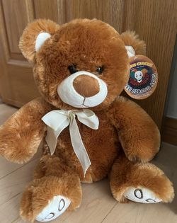 Fluffy Cute Brown Teddy Bear 