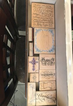 Rubber stamps/ craft/ scrapbook