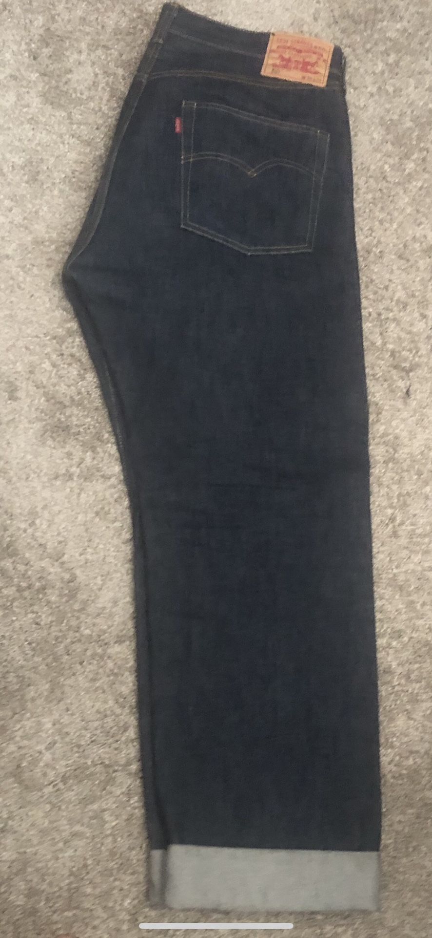 Levi Red Stitched Jeans 501