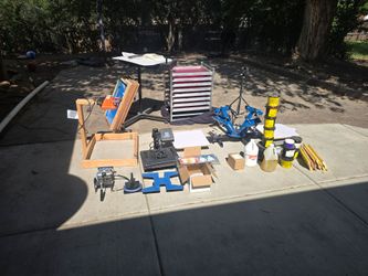 Screen printing set up everything you need for screen printing
