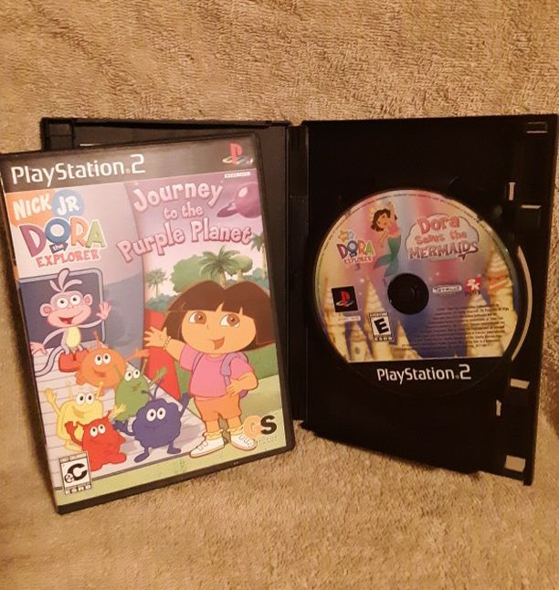 PS2 Dora The Explorer Games