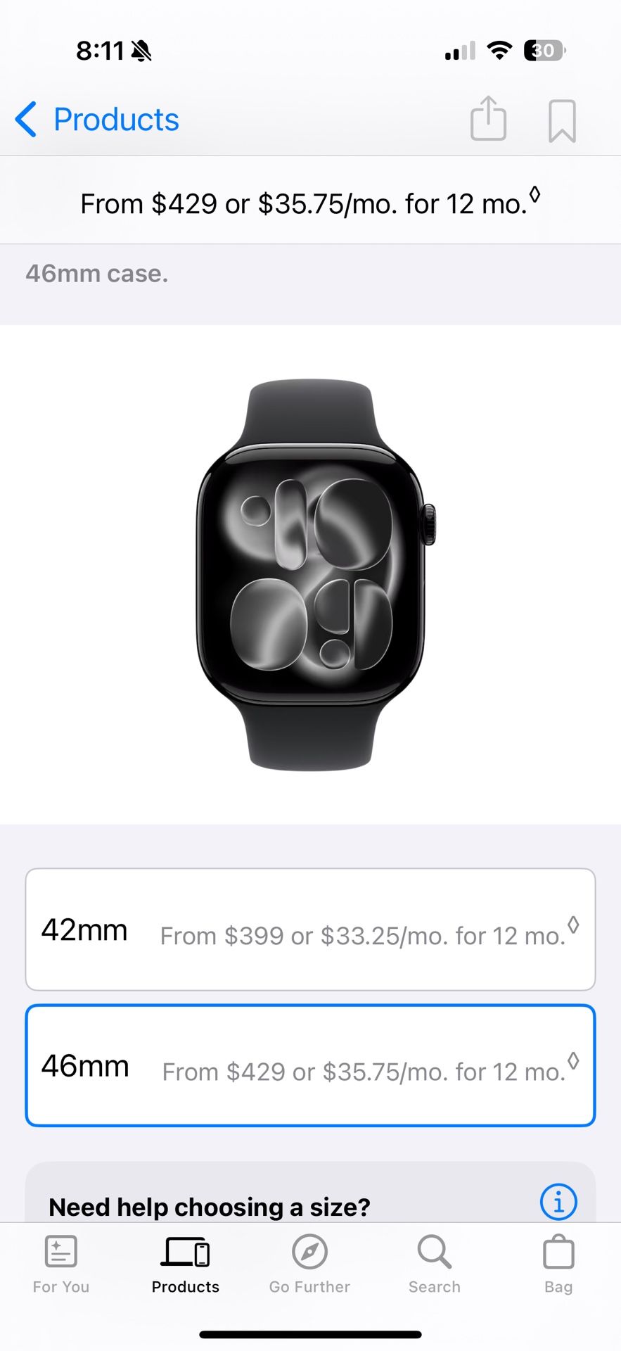 Brand New Apple series 10 Watch 46mm