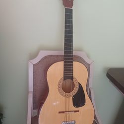 Acoustic Guitar. ( Missing a String) 