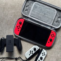 🎮 Nintendo Switch OLED White + 4 Joy-Con + 2 Controles – Excelente Condición