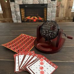 Cage Bingo Game - Solid Wood