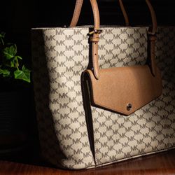 Authentic Michael Kors Signature Handbag